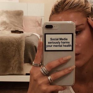 Transparent | Clear iPhone case with Slogan